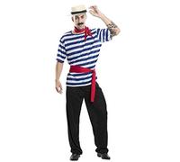 EuroCarnavales - Disfraz gondolero adulto - Multicolor - M/L (52)