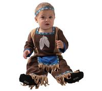 EUROCARNAVALES Disfraz pequeño indio bebé - 6 a 12 meses (67-69 cm)