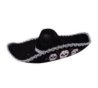 EUROCARNAVALES FYASA - Sombrero del Día de los muertos para disfraz de Catrín adulto