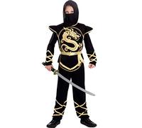 EUROCARNAVALES, SA Disfraz de Ninja Dorado para niño T-02 (7/9 años)