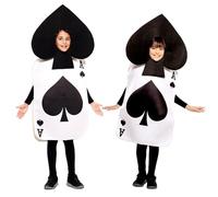 EUROCARNAVALES, SA Disfraz Infantil Carta As de Picas - Talla 6-12 años