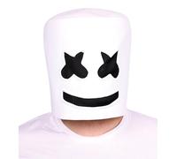 EUROCARNAVALES, SA Máscara Blanca de DJ Música y Fiesta Mascara de Disfraces Unisex-adultos