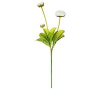 EUROCINSA Ref.66140C01 Mini-Mum con 2 Flores Y 1 Capullo Blanco, Caja de 12uds, 34cm
