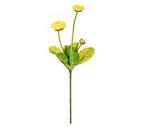 EUROCINSA Ref.66140C10 Mini-Mum con 2 Flores Y 1 Capullo Amarillo, Caja de 12uds, 34cm