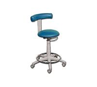 Euroclinic Chicago - Taburete con anillo, color azul