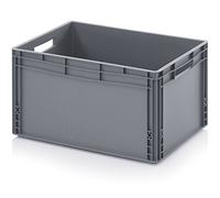 Eurocontenedor, 60 x 40 x 32 cm, incluye metro plegable