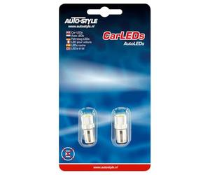 euroda gehabt 0237 W Bombilla BA9S LED 12 V, Optique de xenon blanco, 2 piezas)