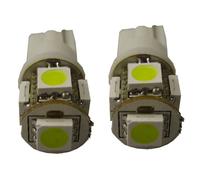euroda gehabt 0315 W Bombilla 5q T10 LED 12 V, Optique de xenon blanco, 2 piezas)