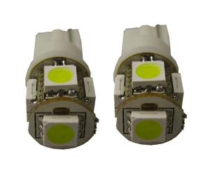 euroda gehabt 0315 W Bombilla 5q T10 LED 12 V, Optique de xenon blanco, 2 piezas)