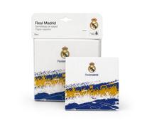 EuroFiestas, Servilletas de Cumpleaños Infantil Real Madrid 15x15 Cm, Decoracion Cumpleaños Real Madrid, Decoracion Temática Oficial para Fiestas, Meriendas y Comuniones, 12 Uds (Aficion)