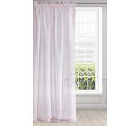 Eurofirany ARGEA Translucida con Cinta 1 Pz. Cortina para Ventana para Sala de Estar Dormitorio Moderno La Habitación de los Niños Comedor, Poliéster, Rosa, 140x270 cm