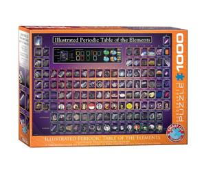 Eurographics 6000-0258 - Rompecabezas ilustrado de Tabla periódica de los Elementos, Varios, 48 x 68 cm