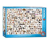 Eurographics Rompecabezas The World of Dogs 6000-0581 – Varios 48 x 68 cm