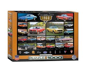 Eurographics 6000-0677 American Cars of The 1960s Puzzle, Various, 48 x 68 cm