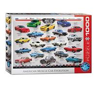 EuroGraphics- American Muscle Car Evolution (-) Rompecabezas, Color Rojo, Blanco, 48 x 68 cm (6000-0682)