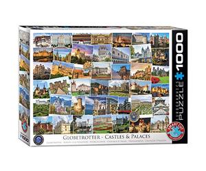 Eurographics 6000-0762 Castillos y Palacios - Rompecabezas Globetrotter, Varios, 48 x 68 cm
