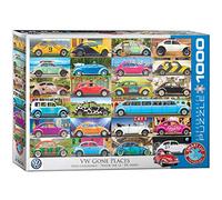EuroGraphics 6000-5422 VW Beetle Gone Places rompecabezas , color/modelo surtido