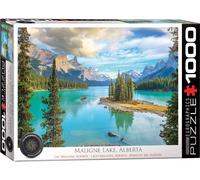 EuroGraphics 6000-5430 Maligne Lake Alberta Jigsaw Puzzle, Various, 1000