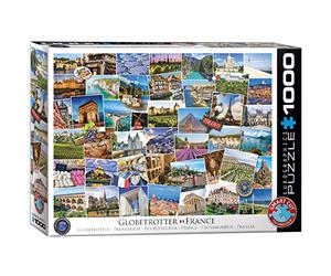 EuroGraphics 6000-5466 Puzzle Globetrotter Francia, Multicolor