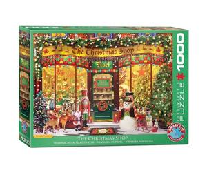 EuroGraphics 6000-5521 by Garry Animales Puzzle 1000 Piezas, The Christmas Shop, G. Walton, Multicolor, Talla Única