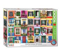Eurographics 60005350 - Rompecabezas de Ventanas mediterráneas, Varios, 48 x 68 cm
