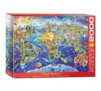 EuroGraphics- Crazy World Rompecabezas, Multicolor (8220-5343)
