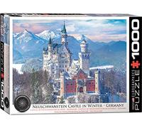 EuroGraphics-Neuschwanstein Castle Winter Castillo, Rompecabezas, Multicolor, 1000 (5419)