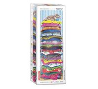 Eurographics EG60105631 Puzzle 1000 Pc-Fluffy Kitty sobre Almohadas, Varios