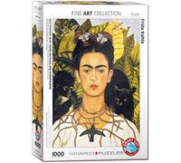 Eurographics "Frida Kahlo Autorretrato con Collar de Espinas y colibrí Puzzle (1000 Piezas, Multi-Color)