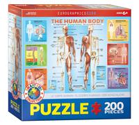 EuroGraphics Human Body Puzzle (200-Piece) (Importación USA)