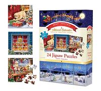 EuroGraphics- Merry Christmas Puzzle Calendar Santa Claus, Multicolor (8924-5735)