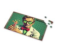 Eurographics Puzzles - Rompecabezas de 1000 piezas, un científico sostiene un vaso burbujeante con una señal de advertencia. Rompecabezas de imágenes para adultos, regalos de Pascua para niños