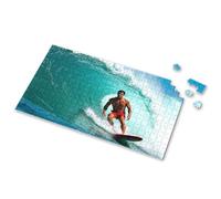 Eurographics Puzzles - Rompecabezas de 1000 piezas, un surfista monta dentro de una ola. Rompecabezas de imágenes para adultos, regalos de Pascua para niños pequeños (500 piezas)