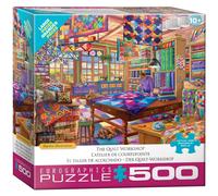 EuroGraphics Quilt Workshop Jigsaw Puzzle (Importación USA)