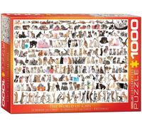 Eurographics Rompecabezas 1000 Piezas World of Cats 680mm x 480mm