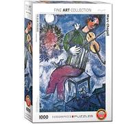 Eurographics- The Blue Violinist by Marc Chagall Rompecabezas, Multicolor, 48 x 68 cm (6000-0852)