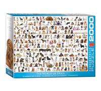Eurographics The World of Dogs Puzzle - Rompecabezas (Puzzle rompecabezas, Animales, Niños y adultos, Perro, Niño/niña, Caja) , color/modelo surtido
