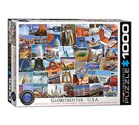EuroGraphics USA Globetrotter - Rompecabezas (1000 Piezas) (6000-0750), Pastel al óleo