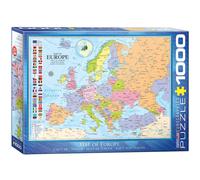 Eurographics Rompecabezas 6000-0789 - 1000 piezas, mapa de Europa