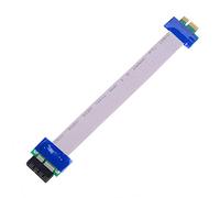 euroharry 20cm PCI-E 1x Tarjeta Vertical Adaptador Extensor Cable de extensión Cable Plano