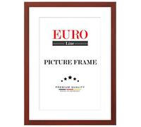 EUROLine Marco de madera 74 x 54 cm rojo borroso con cristal acrílico antirreflectante para | Imágenes | carteles | Marcos para puzles | disponible en 22 colores