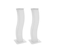 Eurolite - Soporte para altavoces (2 unidades, 150 cm, curvado, incluye funda y funda)