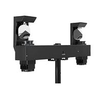 EUROLITE Barra de escaneo LED Twin | Barra de escaneo LED con 2 escáneres, incluye mando a distancia por infrarrojos