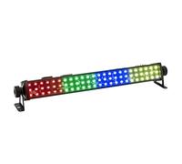 EUROLITE Barra LED PIX-72 RGB, barra (50 cm) con 72 ledes RGB de gran potencia, 4 segmentos