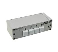 Eurolite Conmutador automático de vídeo LVH-5 | 4 entradas con salida de bucle a través de conector BNC | Cada canal con botón de prioridad e indicador de nivel de control LED