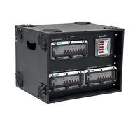 EUROLITE Distribuidor de corriente SBM-63B | Distribuidor de corriente 63 A con multímetro