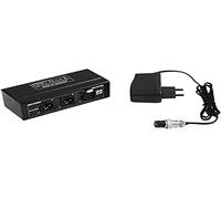 EUROLITE DXT-Me PRO Profi-DMX-Merger - Aparato 2 en 1, color negro