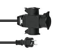 EUROLITE Extensión 3 x 1,5 10 m Triple