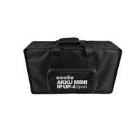 EUROLITE Funda para 6 baterías Mini IP UP-4 QCL Spot MK2 | Bolsa de transporte de nailon