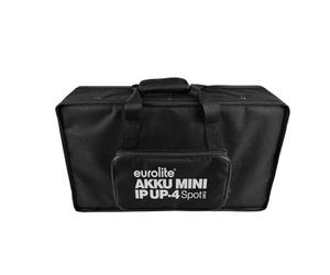 EUROLITE Funda para 6 baterías Mini IP UP-4 QCL Spot MK2 | Bolsa de transporte de nailon